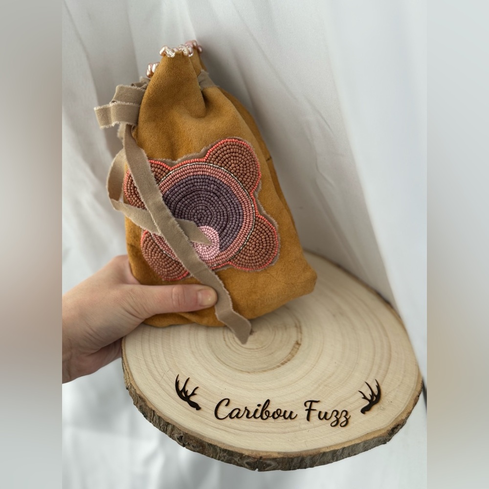 HANDMADE Smoked Animal Hide TAROT Bag